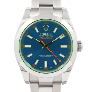 ロレックス（ROLEX）ミルガウス 116400GV Zブルー 2023年5月/ランダムシリアル メンズ 腕時計