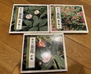 ３冊セット カラー版 自然の詩 『野山の茶花 風炉編-上・下+炉編 』