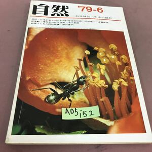 A05-152 自然 6月号 第34巻第6号 理科系の作文技術 中央公論社 折れ線あり