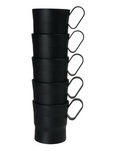 ストリックスデザイン カップホルダー 日本製 5個 ブラック 黒 200~270ml 7~9オンスの紙コップ・プラカップに対応 オフィス ホット
