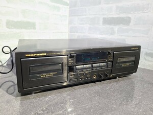 【ジャンク品】管1Z72 marantz マランツ カセットデッキ SD555F STEREO DOUBLE CASSETTE DECK SD555 通電OK 