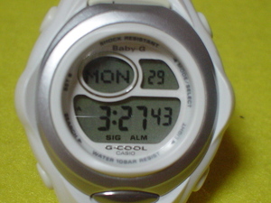 珍品　カシオ　BABYーG　GーCOOL　１０BAR　BGCー１００　腕時計　ホワイト　JAPAN