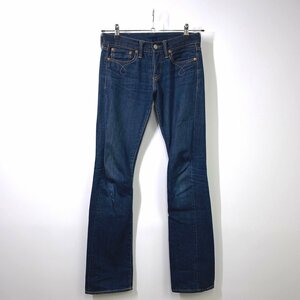 【USA製 正規品】RRL ダブルアールエル SLIM BOOTCUT スリム ブーツカット セルビッチ デニムパンツ 26×34 インディゴ ラルフローレン