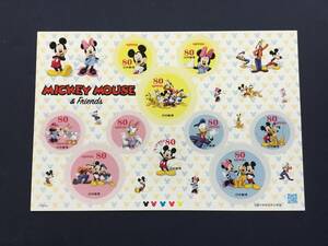 グリーティング切手　MICKEY MOUSE & Friends 額面800円　未使用