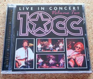 ◆ＣＤ◆１０CC　Live in Concert Volume Two 輸入盤、帯　10cc