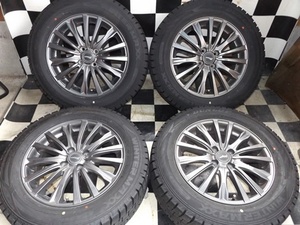 ★超バリ溝★ 2021年製 195/65R16 スタッドレス 16×6.5J 45 4穴 ライズ ロッキー 4本