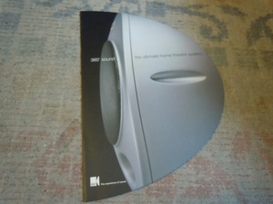 KEF★360度スピーカーカタログ2001年頃★HTS2001★PSW2000★KMS2002★KHT2005