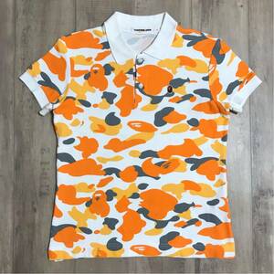 ★福岡限定★ fukuoka city camo ポロシャツ レディース Sサイズ a bathing ape bape エイプ ベイプ 都市限定 迷彩 store limited camo