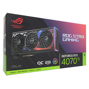 【新品訳あり(箱きず・やぶれ)】 ASUS製グラボ ROG-STRIX-RTX4070TI-O12G-GAMING PCIExp 12GB [管理:1000027153]