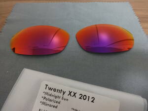 処分価格！★オークリー トゥエンティ XX（2012）用 カスタム偏光レンズ　MIDNIGHT SUN Polarized 新品　Oakley TWENTY XX Sunglasses