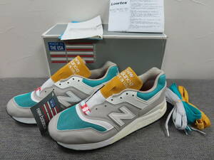 新品未使用　NEW BALANCE M9975CN 別注【CONCEPTS】【MADE IN U.S.A.】【Dワイズ】 ニューバランス M9975 CN GRAY/TEAL/WHITE　納品書完備 