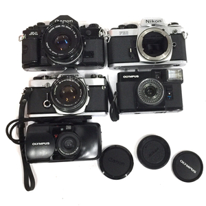 1円 Nikon FE2/Canon A-1/OLYMPUS PEN EF/OLYMPUS FW 等 含む フィルム カメラ まとめ セット L240502