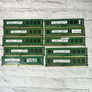 SAMSUNG DDR3L 4GB PC3L-12800U 240Pin 　デスクトップPC用メモリー　10枚セット　動作確認済