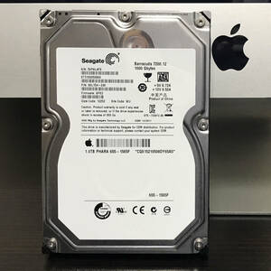 送料無料！【中古】Apple純正 MacOS 10.7.5 Lion入り 3.5inch HDD/1000GB Seagate製 Barracuda レターパックプラス発送