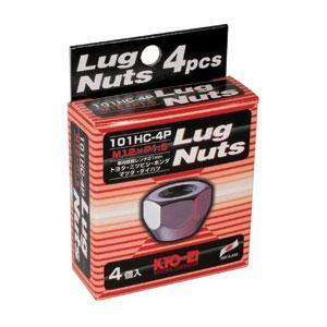KYO-EI Lug Nuts ラグナット 貫通タイプ M12xP1.5 21HEX クロームメッキ 4個入り 101HC-4P/ ht