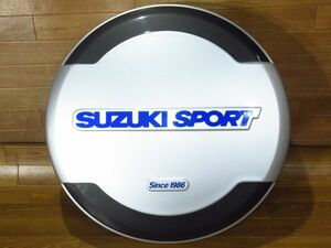 スズキJB23Wジムニー純正　スズキスポーツ SUZUKI SPORT 背面タイヤカバー/スペアタイヤカバー