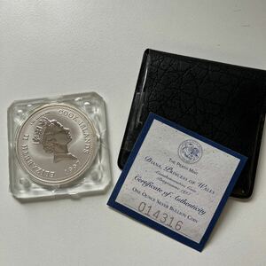 クック諸島 ダイアナ妃 1ドルプルーフ銀貨 1997年　（未使用）　コレクション　アンティーク　★16