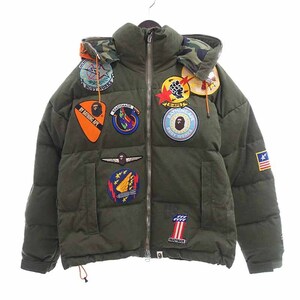 【特別価格】A BATHING APE READYMADE 25th ANNIVERSARY　ダウン ジャケット カーキ メンズ1