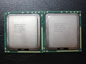 Intel Quad Core Xeon X5570 2.93GHz/8M/6.40 2個セット　動作画面有　定形外発送￥240可