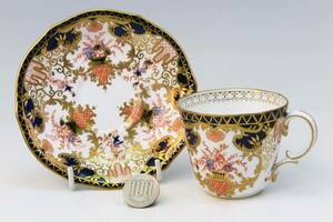 　R・C・ダービー 　＝　 Demi カップ＆ソーサー SQ　　　IMARI　3788　　(1級品)