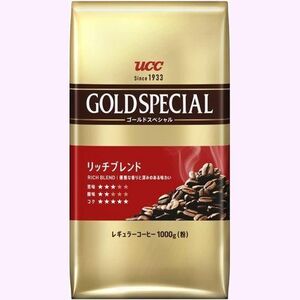 UCC 1000g 粉 コーヒー豆 リッチブレンド ゴールドスペシャル 24