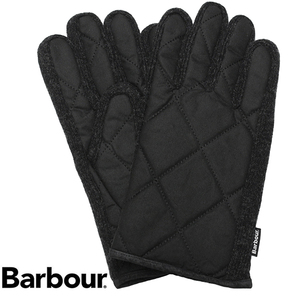 バブアー Barbour グローブ 手袋 メンズ キルティング サイズL MGL0129 BK11 新品