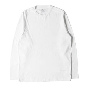Ron Herman ロンハーマン Tシャツ サイズ:M 20AW ベーシック ワイド ロングスリーブTシャツ Basic Wide Long Sleeve Tee ホワイト 日本製