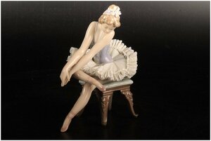 [URA]LLADRO/リヤドロ/オープニングナイト#5498/5-4-196 (検索)骨董/バレリーナ/ポーセリンアート/西洋陶磁/陶器人形/ドール/バレエ