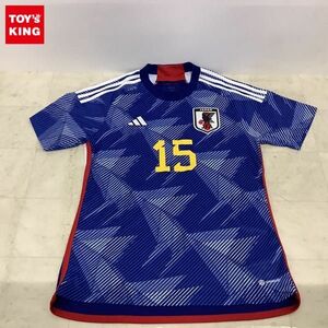 1円〜 adidas サッカー日本代表 2022 ユニフォーム 15 鎌田 大地 XLサイズ