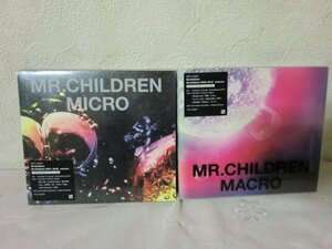 (A)何点でも同送料/CD/まとめて2枚セット/Mr.Children micro macro 初回限定盤/DVD付