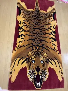 SALE《 本物　新品 》 チベタンタイガー　チベット絨毯　手織り　190×91