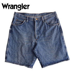 USA 古着 Wrangler ラングラー デニムパンツ ジーパン ハーフパンツ ジーンズ 半ズボン W36 CE0016