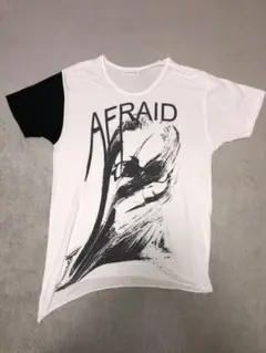 HARE  Tシャツ　白　黒　アシンメトリー　半袖