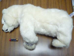 新品未使用 タグ付 HANSA ハンサ No.5438 ぬいぐるみ ホッキョクグマ コシロクマ リアル 北極熊 polar cub standing bear 大きめ しろくま