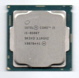 Intel ☆ Core i5-8500T　SR3XD ★ 2.10GHz (3.50GHz)／9MB／8GT/s　6コア ★ ソケットFCLGA1151 ☆