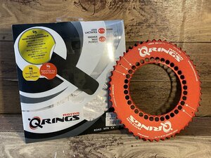 FY301 ローター ROTOR Q-RING AERO 楕円 チェーンリング PCD130 52T 赤 5アーム