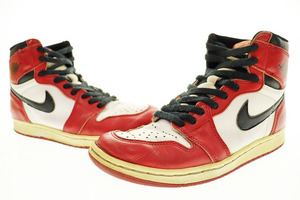 ナイキ NIKE AIR JORDAN 1 CHICAGO 1994 26.5cm 箱付き 130207-101 エア ジョーダン I シカゴ 94年復刻 90s 赤 白 黒 【ブランド古着ベクト