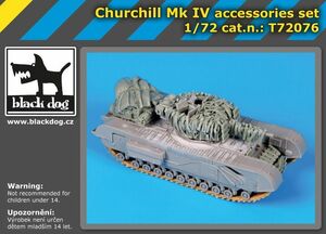 ブラックドッグ T72076 1/72 チャーチル Mk IV （ ドラゴン用）