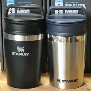 スタンレーSTANLEY真空マグ0.23L【マットブラック＆シルバーの2点セット】正規品　アウトドア キャンプ 保冷保温 真空断熱マグ コーヒー