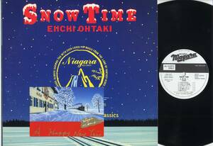 LP★大滝詠一/SNOW TIME(プロモ,年賀状付/Niagara,XDAH93047,