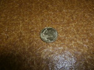 外国硬貨　ペルーPeru 50 centimos（センティモ）