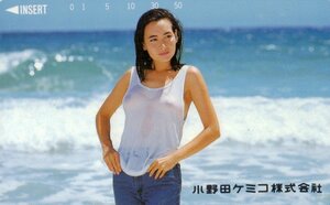 ★女性モデル　小野田ケミコ★テレカ５０度数未使用po_263