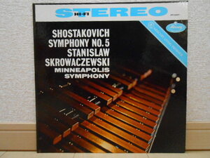 米MERCURY SR-90060 スクロヴァチェフスキ ショスタコーヴィチ 交響曲第5番 優秀録音 オリジナル盤