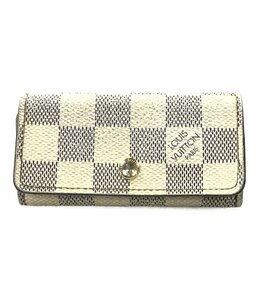 ルイヴィトン 4連キーケース ミュルティクレ4 N60386 ダミエアズール メンズ Louis Vuitton