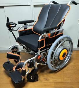 ケアフィットウィング（自走兼電動，多機能型フレーム）　４．５ｋｍ／ｈ　簡易電動車椅子　中古美車