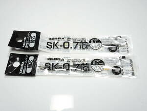 未使用 ZEBRA SK-0.7芯 ボールペン 替え芯 br-6a-sk-bk 3本セット