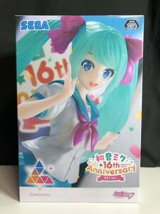 ☆新品未開封☆初音ミク 16thAnniversary プレミアムフィギュア② 初音ミクシリーズ プライズフィギュア