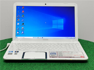 カメラ内蔵/中古/15型/ノートPC/Win10/新品SSD256/4GB/Cel　B820/TOSHIBA　T552/36FWJ　新品無線マウス　MS office2019搭載