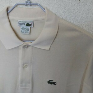 【フランス製】ラコステ LACOSTE ポロシャツ サイズ5 フレラコ フララコ フレンチ 半袖シャツ ゴルフウェア