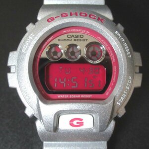 美品 CASIO カシオ G-SHOCK ジーショック クレイジーカラーズ クォーツ 腕時計 DW-6900CB シルバー×ピンク クレイジーカラー